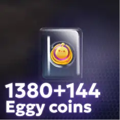 1380+144 Eggy Coins
